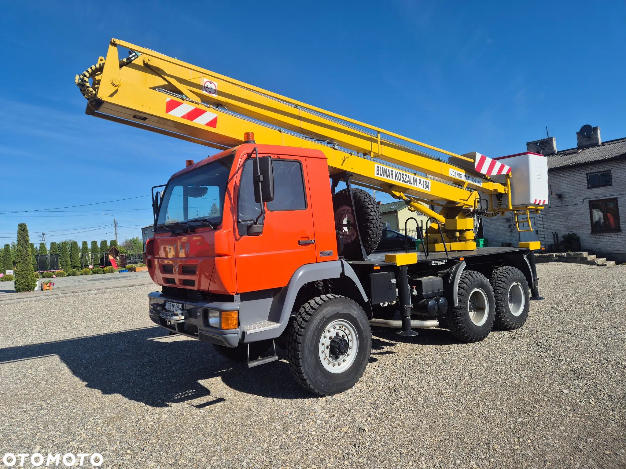 Star 266 M 6x6 MAN PODNOŚNIK KOSZOWY P-184HE KOSZ IZOLOWANY - 1