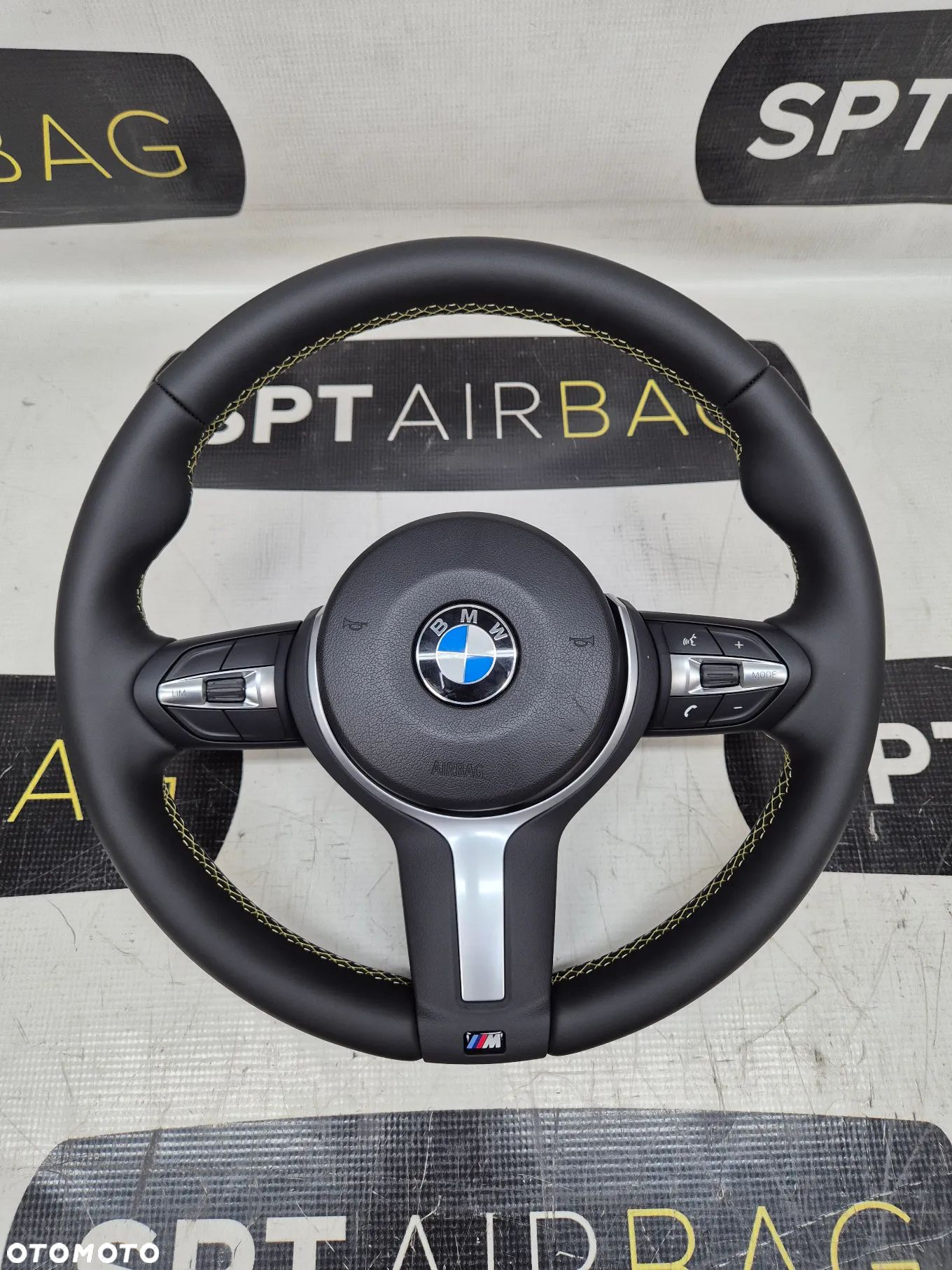 BMW X1 F48 X2 F39 KIEROWNICA Z PODUSZKĄ POWIETRZNĄ KIEROWCY ORYGINALNA NOWA Z ŻÓŁTĄ NITKĄ AIRBAG - 1