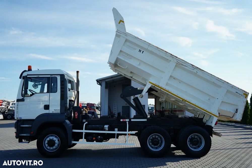 MAN TGA 33.440 / 6x6 / HYDRODRIVE / BASCULATOR SPATE / MANUAL - 3