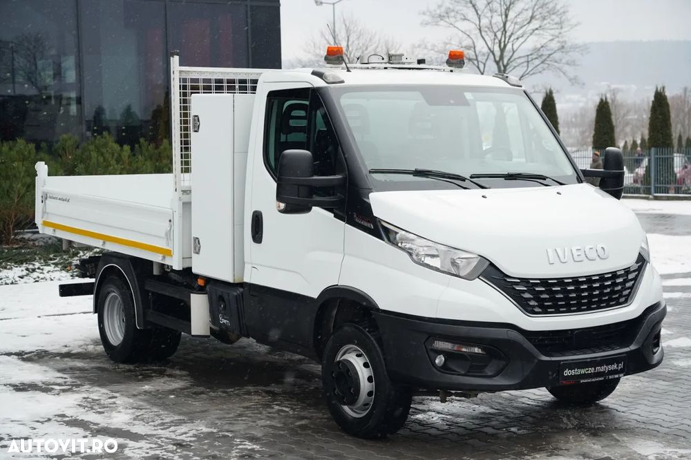Iveco DAILY 70-180 / BASCULATOR SPATE 2.8 M / MTA: 7.0 T / BLOCARE PUNȚI / DUBLU / HI-MATIC - 10