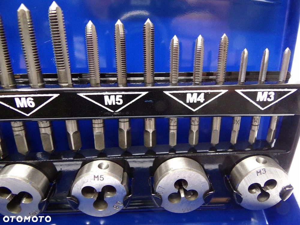Zestaw gwintowników i narzynek M3-M12 32 el. - 6
