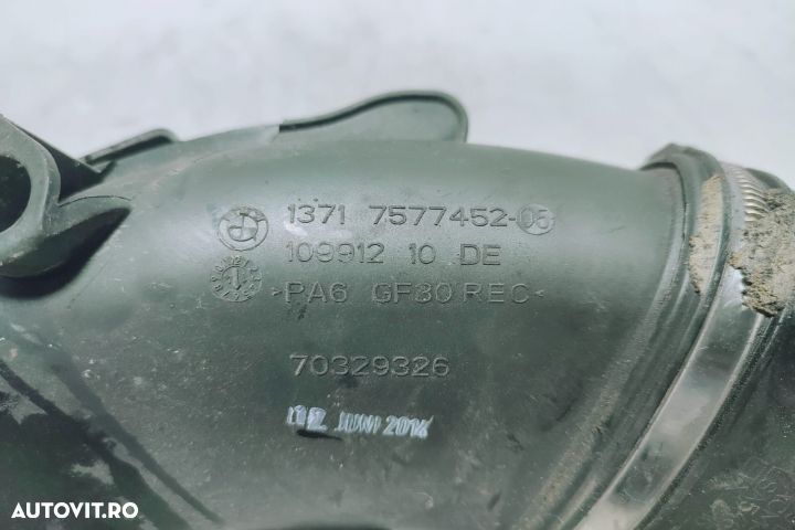 Tub conducta aer admisie  4.4 benzina N63B44 7577452-05 BMW X6 F16 seria - 2
