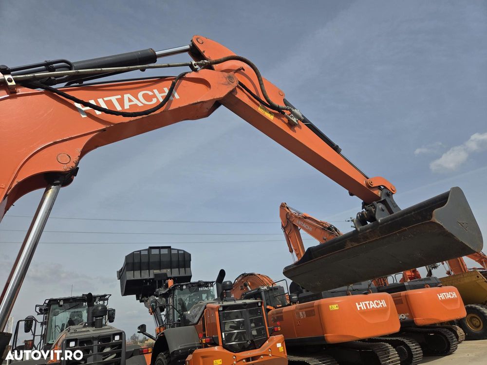 Hitachi ZX65USB-6, 2019, 2.006h, 6,5 TONE, CUPLA RAPIDA+2 CUPE EXCAVARE NOI+1 cupa taluz, inst picon pe brate, instal hidr rotire pe brate, LAMA NIVELARE, ad sapare 4,5m, ridica 4t, AC, posibilitate leasing-PROMOTIE 41900EUR+Tva - 26