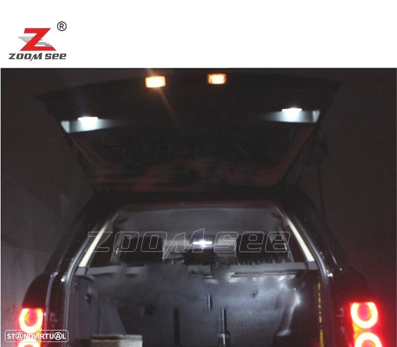 KIT COMPLETO 14 LAMPADAS LED INTERIOR PARA LAND ROVER FREELANDER 2 LR2 06-13 - 5