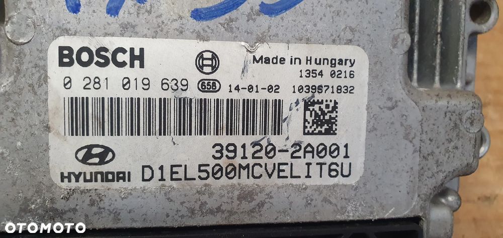 Komputer sterownik silnika Hyundai ix35 1.7 CRDI 39120-2A051 - 5