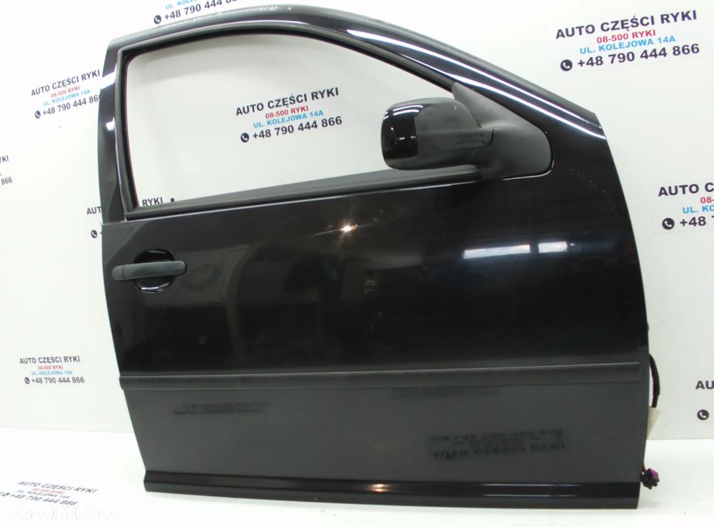 VW Golf 4 IV Drzwi Prawy Przód LC9Z Zamek Klamka Szyba Zawiasy - 2