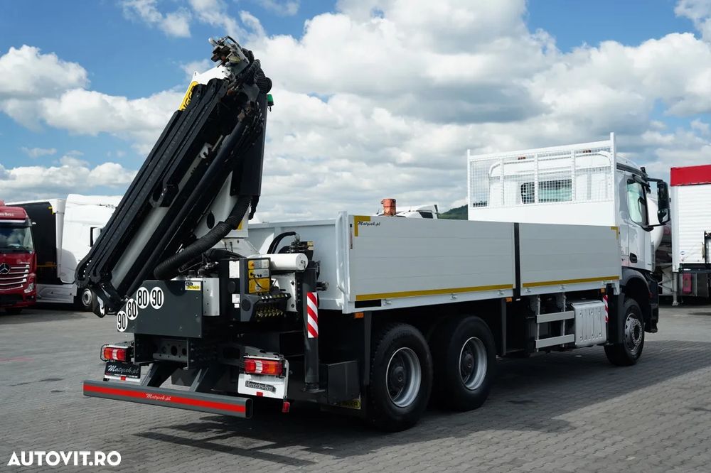 Mercedes-Benz AROCS 2636 / 6x4 / LIVRARE - 6,3 M / PALFINGER PK 22002- EH D- 15 M / MAX. CAPACITATE DE ÎNCĂRCARE 5.700 KG / ROTARE / TELECOMANDĂ / EURO 6 - 10
