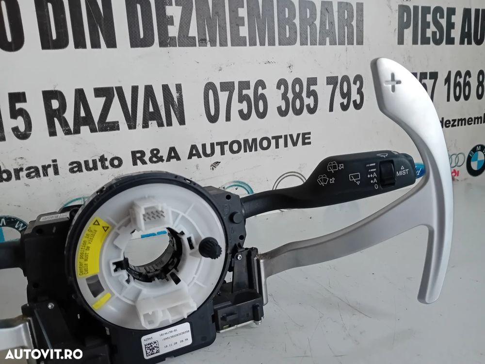 Ansamblu Spira Spirala Volan Airbag Padele Maneta Alfa Romeo Stelvio 2017-2022 Cod 01561468480 - 5