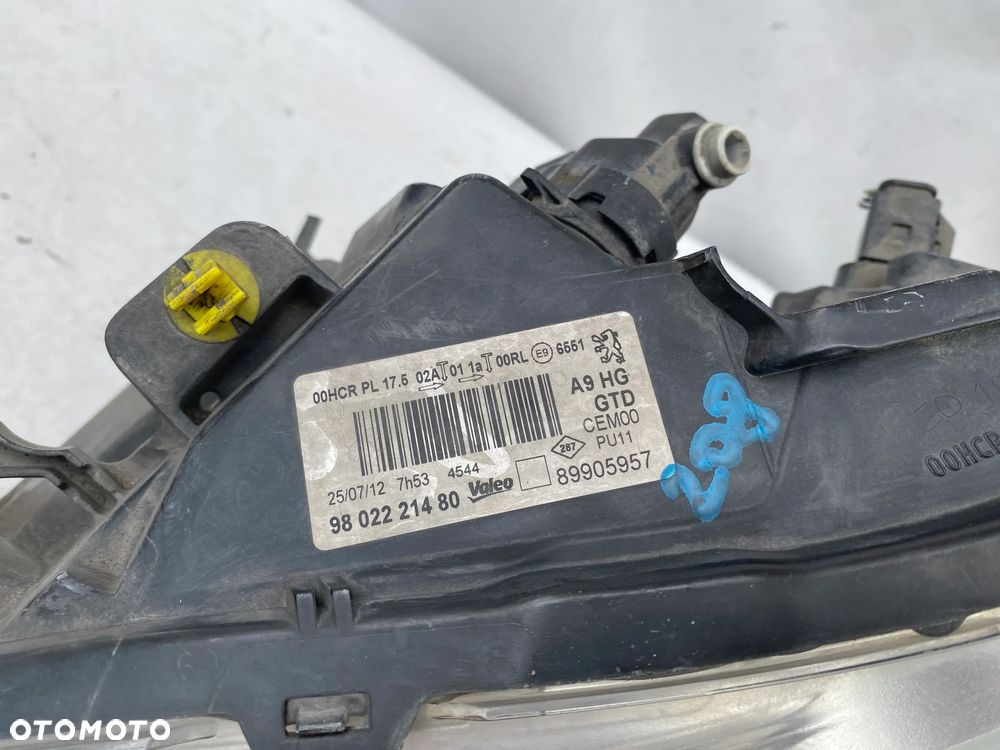 lampa peugeot 208 soczewki led lewa eu cała - 4