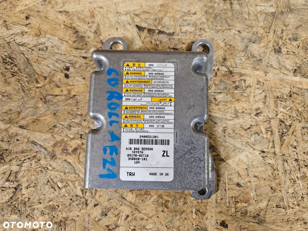 TOYOTA COROLLA E21 SENSOR MODUŁ STEROWNIK AIRBAG