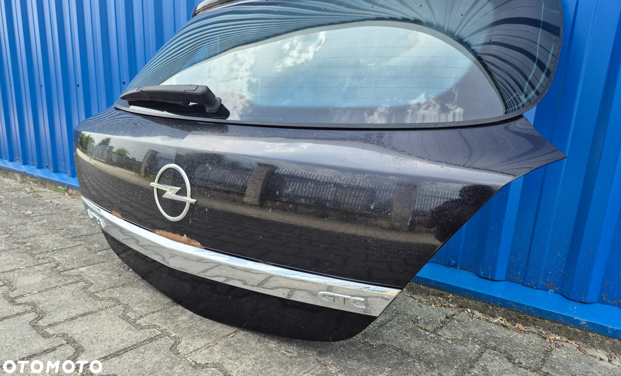 GOŁA KLAPA BAGAŻNIKA OPEL ASTRA III H ( 3 ) GTC Z20R CZARNA ( HB HATCHBACK WERSJA 3-Y DRZWIOWA ) - 4
