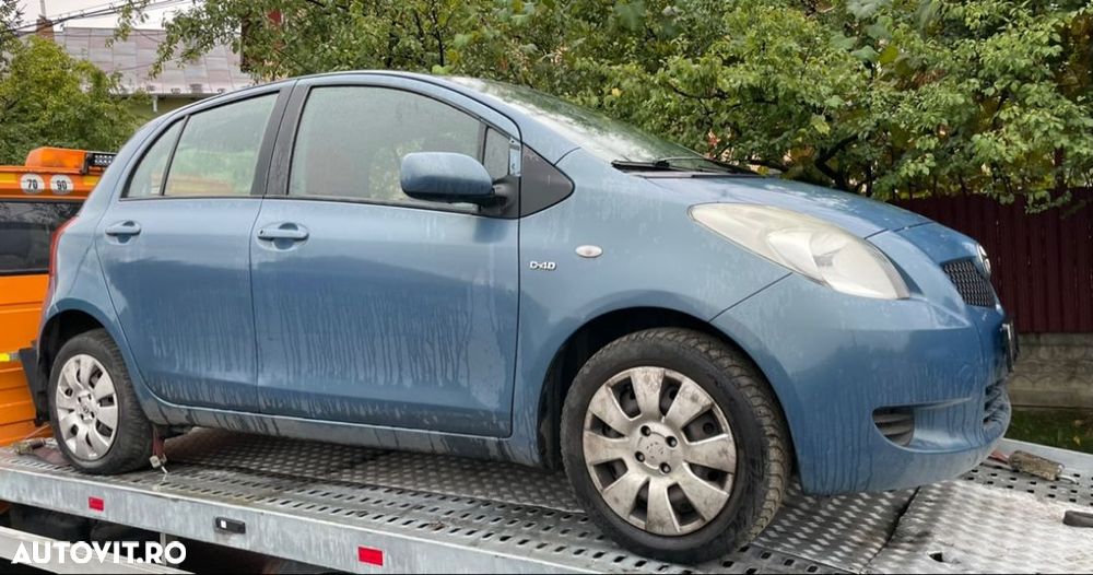 piese toyota Yaris Xp90 motor 14 D4D diesel cod 1ND TV cutie 5 trepte Interior bara capota far radiator radiatoare airbag airbaguri injector injectoare pompa înaltă motorină 2008 planetară turbina usa Haion stop luneta geam scaune radio cd dezmembrari dezmembrez - 2