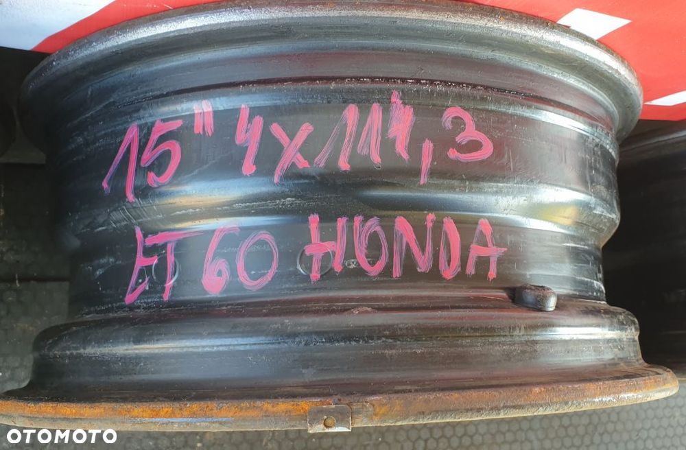 FELGI STALOWE HONDA KPL 15" 4X114,3 ET60 - 12