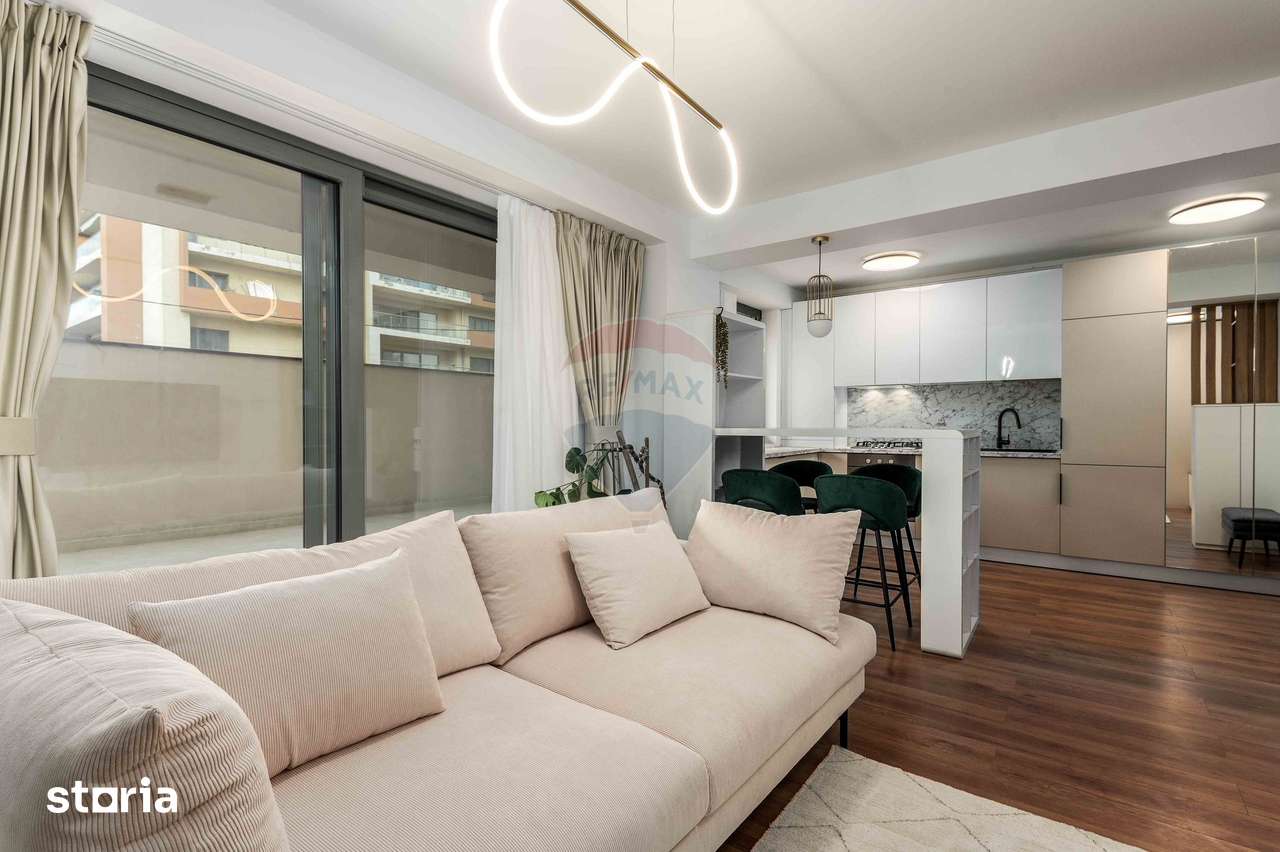 Apartament 2 camere studio cu terasă generoasă 50 mp prima inchiriere - Imagine principală: 2/18