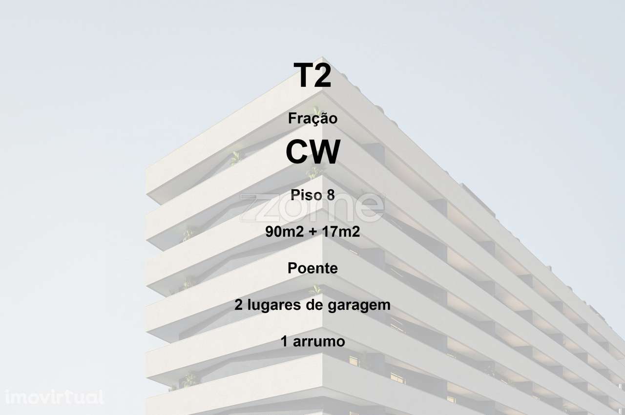 Apartamento T2 novo na Areosa, Paranhos Porto (Fração (CW) - Grande imagem: 2/15