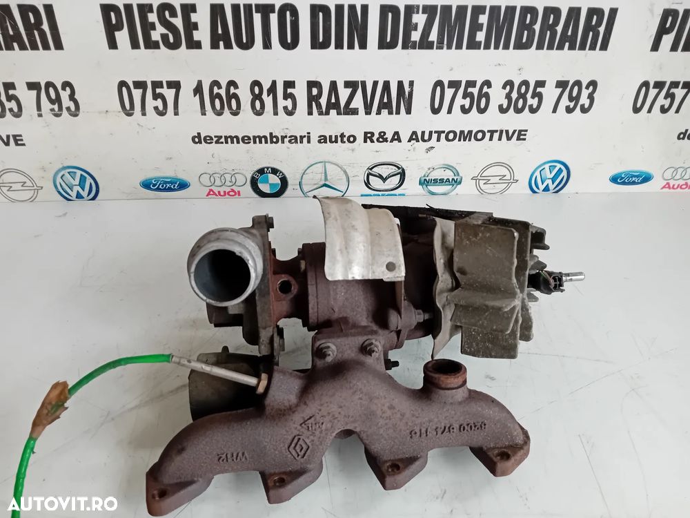 Turbo Turbina Dacia Dokker Duster Logan Clio Megane 1.5 Dci Euro 5 Cod 54359710028 Motor K9K K9K677 - 3