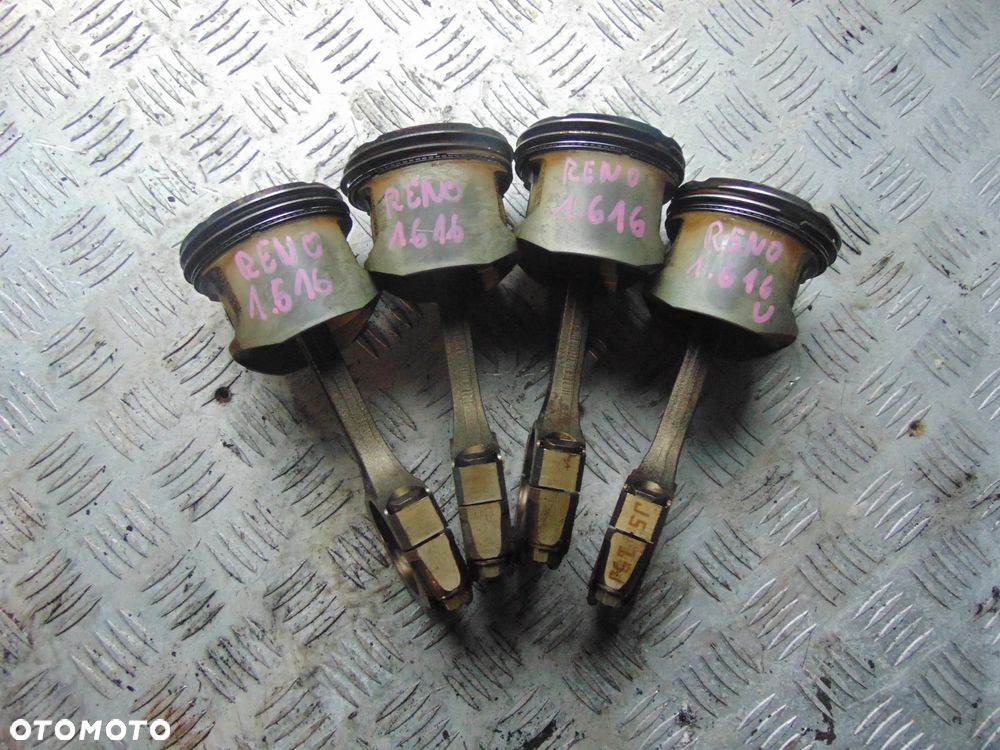 tłoki renault scenic 2 1,6 16 v cena sztuka - 2