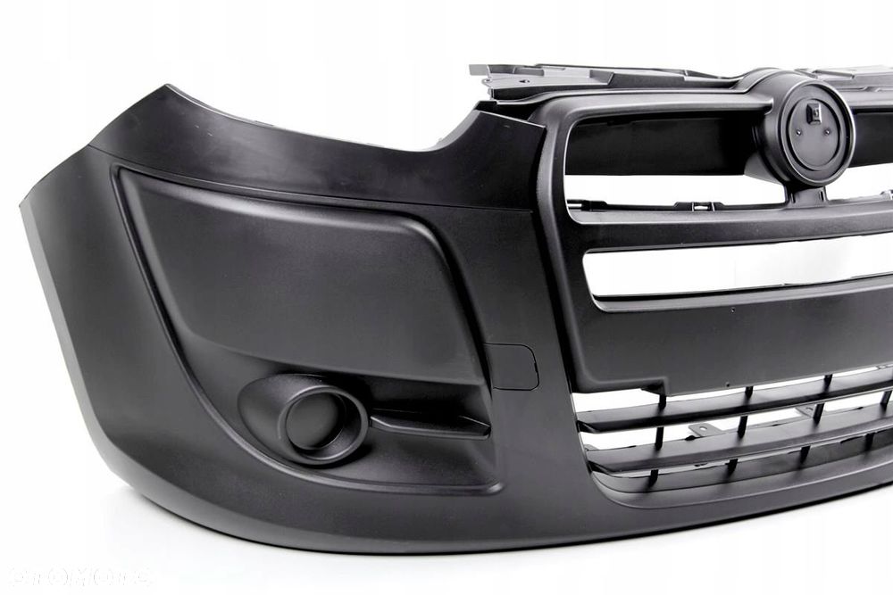 ZDERZAK PRZEDNI PRZÓD FIAT DOBLO II 10-15 CZARNY TEKSTURA - 2