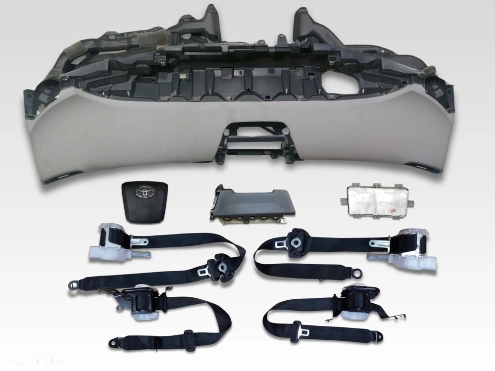 TOYOTA PRIUS 4 IV DESKA KONSOLA PASY KOMPLET AIRBAG - 1