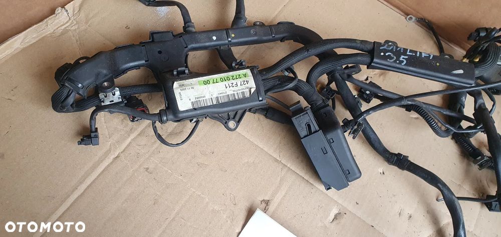 Wiązka instalacja silnika Mercedes E-Klasa W211 3.0 V6 A2720107700 A2721502433 - 3