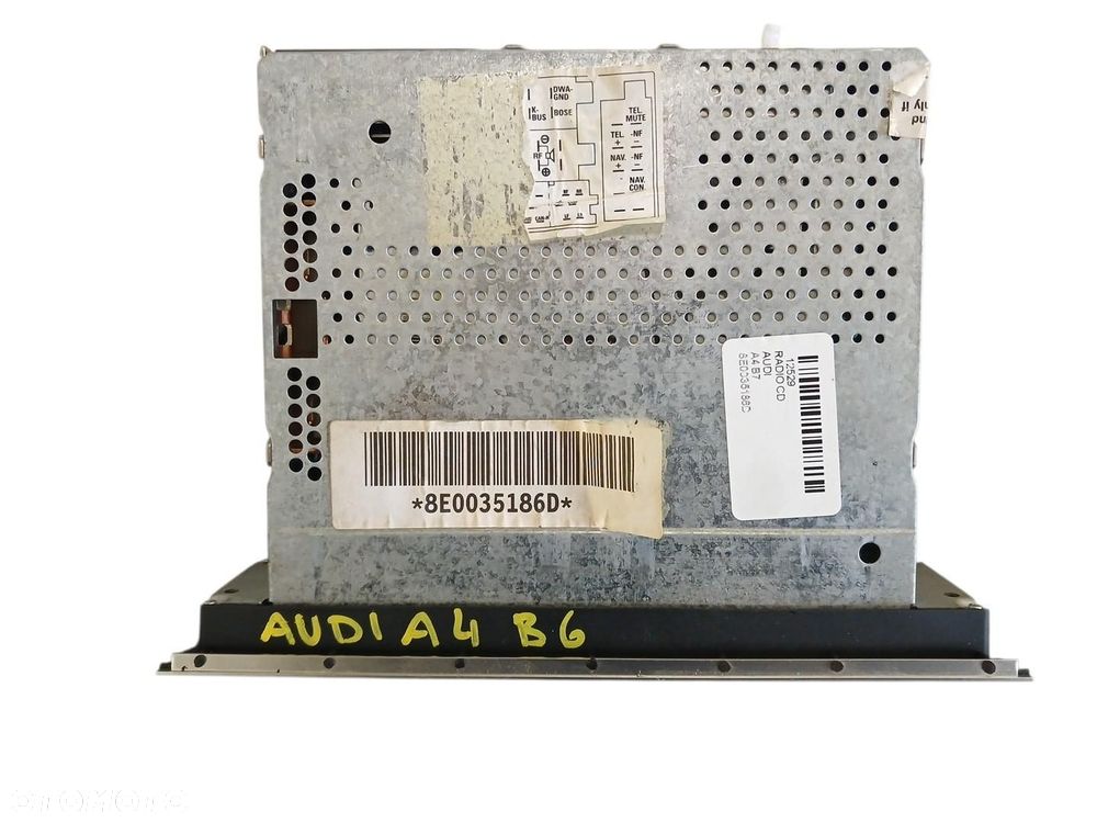 RADIO CD AUDI A4 B6 8E0035186D A4 B6 - 2