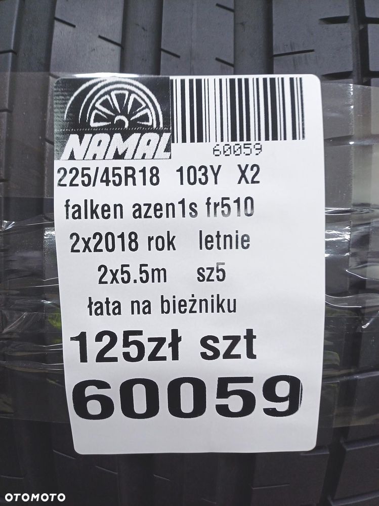 2x 255/45r18 falken  opony letnie 5,5mm 60059 - 10
