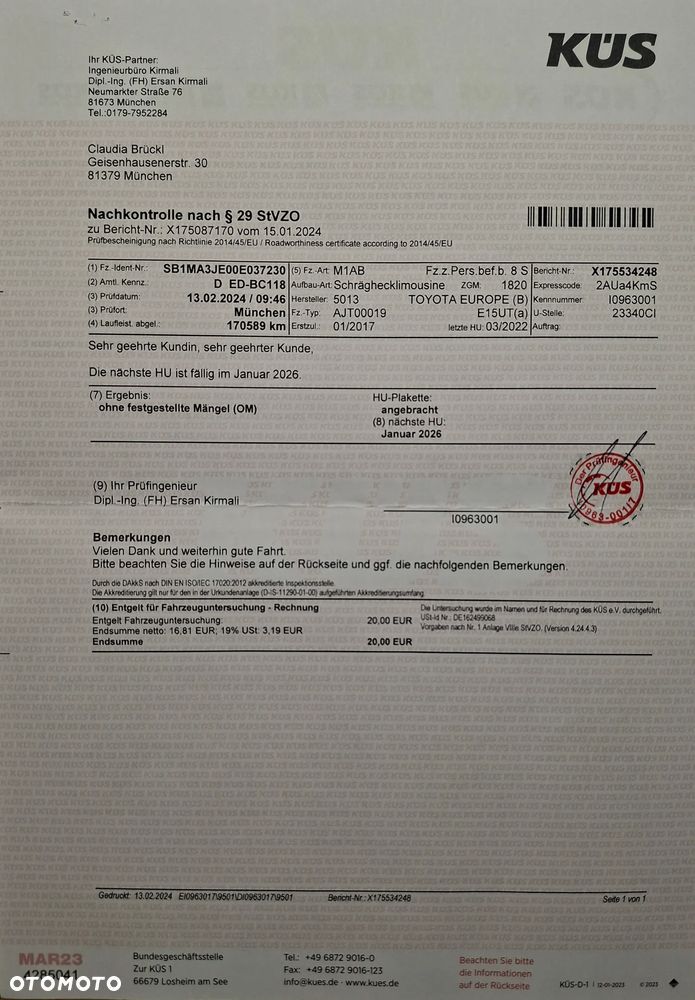 Toyota Auris 1.2 Turbo Edition S+ - 21