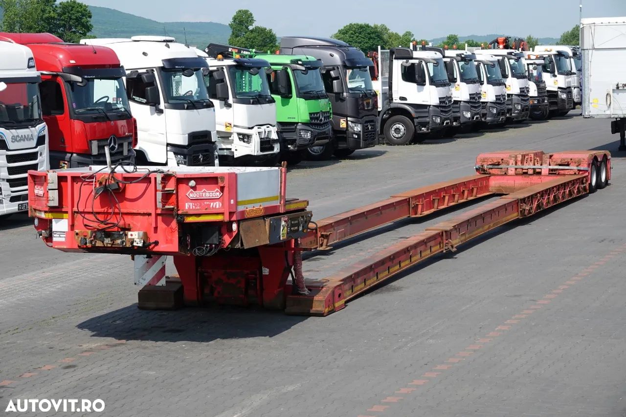 Nooteboom TIEFBET DETASABILE / ȘASIU JOS / EXTENSIBIL / OSI DE DIRECȚIE / Lungime 22 m / PORTATOR / TROLIU - 1