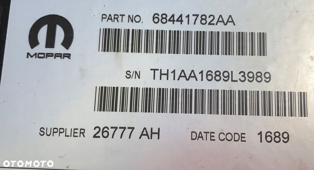 CHRYSLER PACIFICA II 2016 - WZMACNIACZ DZWIĘKU APLITUNER 68441782AA - 16