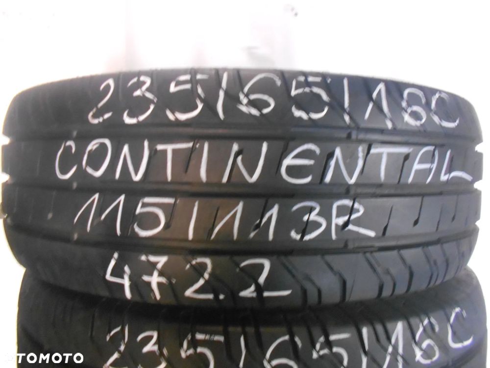 OPONY 235/65R16C CONTINENTAL CONTI VAN CONTACT 200 DOT 2423 / 4722 10MM - 2