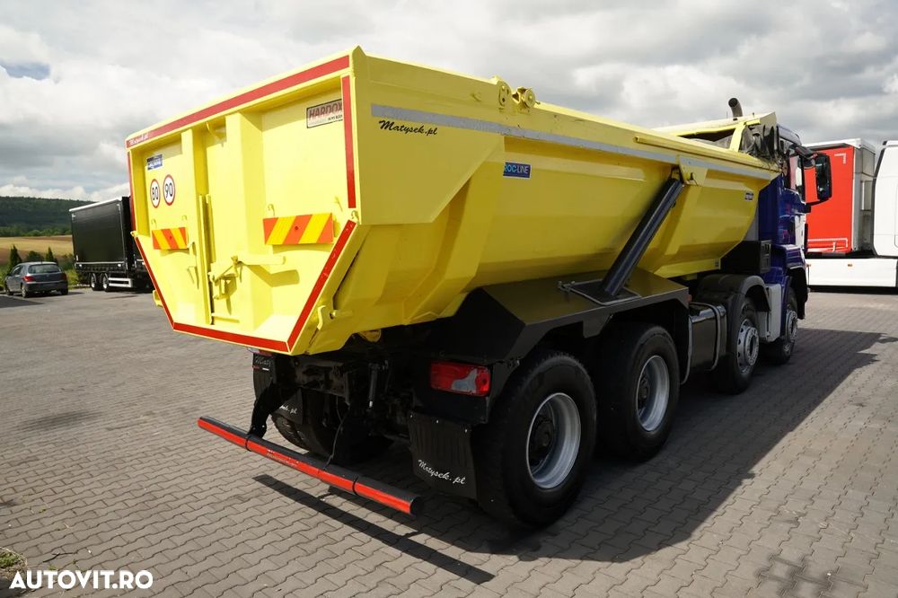 MAN TGS 35.460 / 8x4 / REAR TIPPER / HYDRAULIC FLAP / NAVI / AUTOMATIC - 14