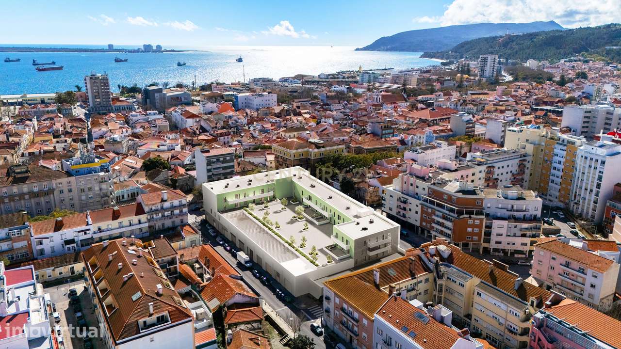 T1 NOVO - Viva com conforto e centralidade no Muralha Setúbal Residenc - Grande imagem: 2/9