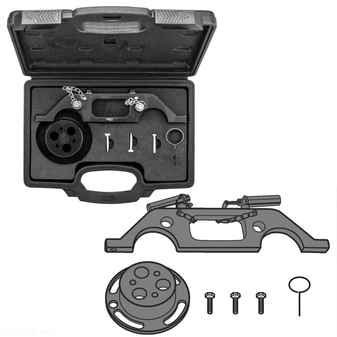 NEO TOOLS ZESTAW BLOKAD ROZRZĄDU DO BENZYNA DIESEL OPEL WALIZKA 11-331 - 2