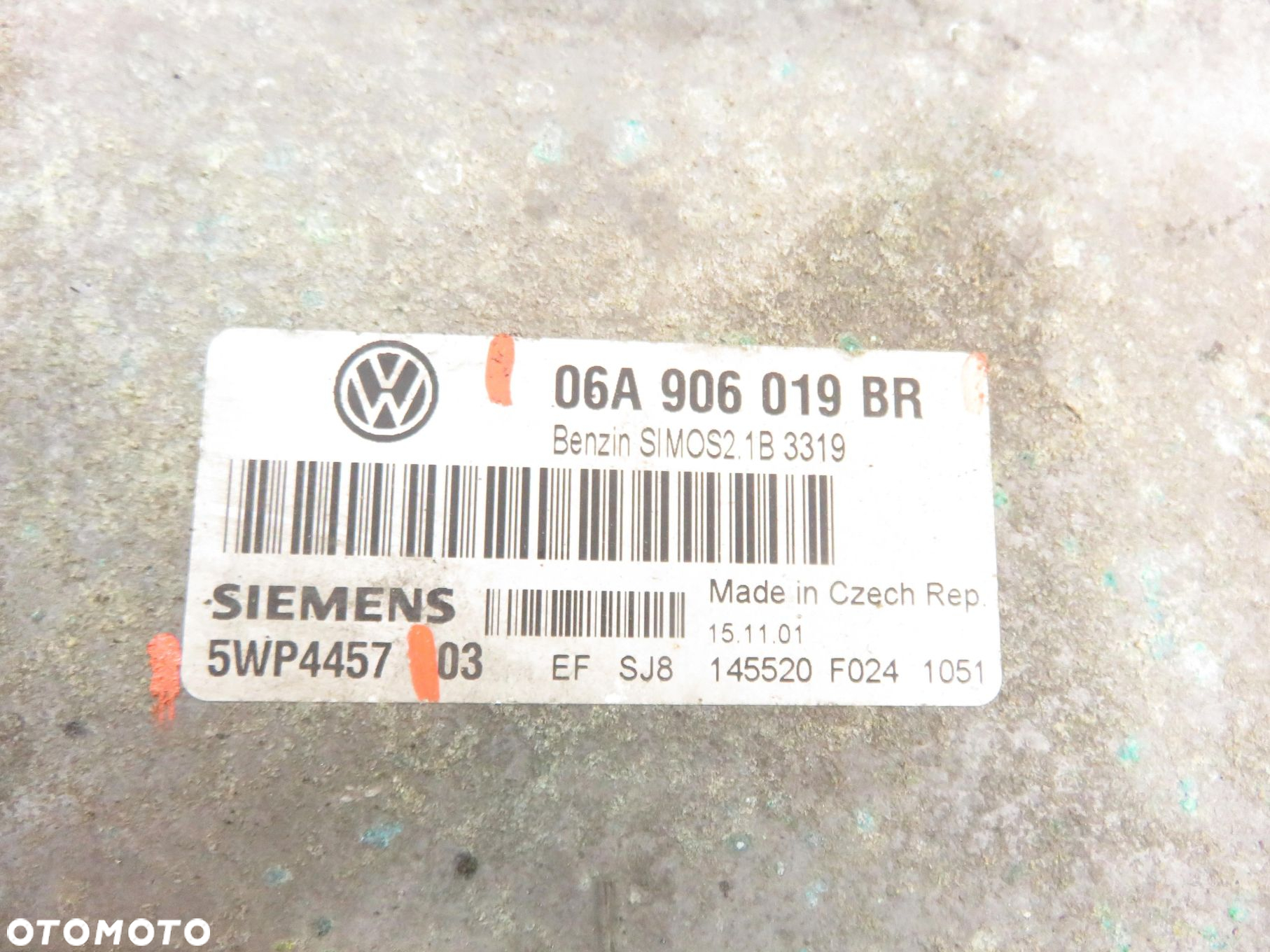 STEROWNIK SEAT TOLEDO II 1.6 06A906019BR 5WP4457 - 5