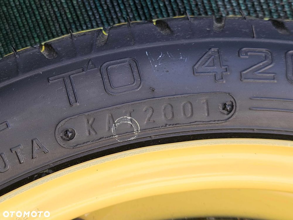 Koło Dojazdowe Dojazdówka Zapasowe Zapasówka 4x100 T115/70 D14 88M Toyota Yaris I 1 Honda - 9