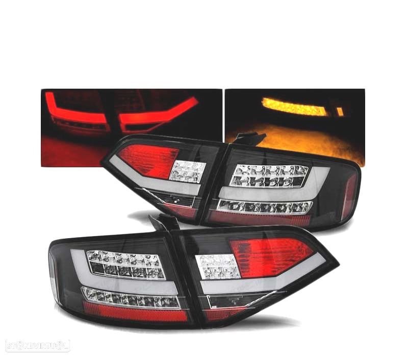FAROLINS TRASEIROS LED PARA AUDI A4 B8 SEDAN 08-11 - 1