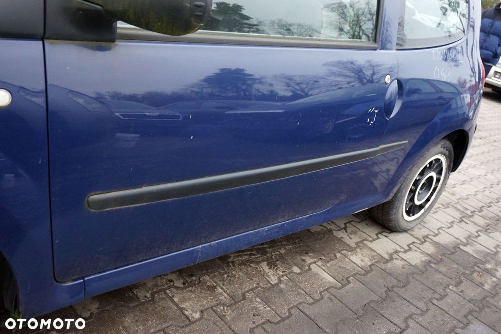 DRZWI PRZEDNIE LEWE TWINGO II OV460  GRANATOWY RENAULT 2007-2014 - 4