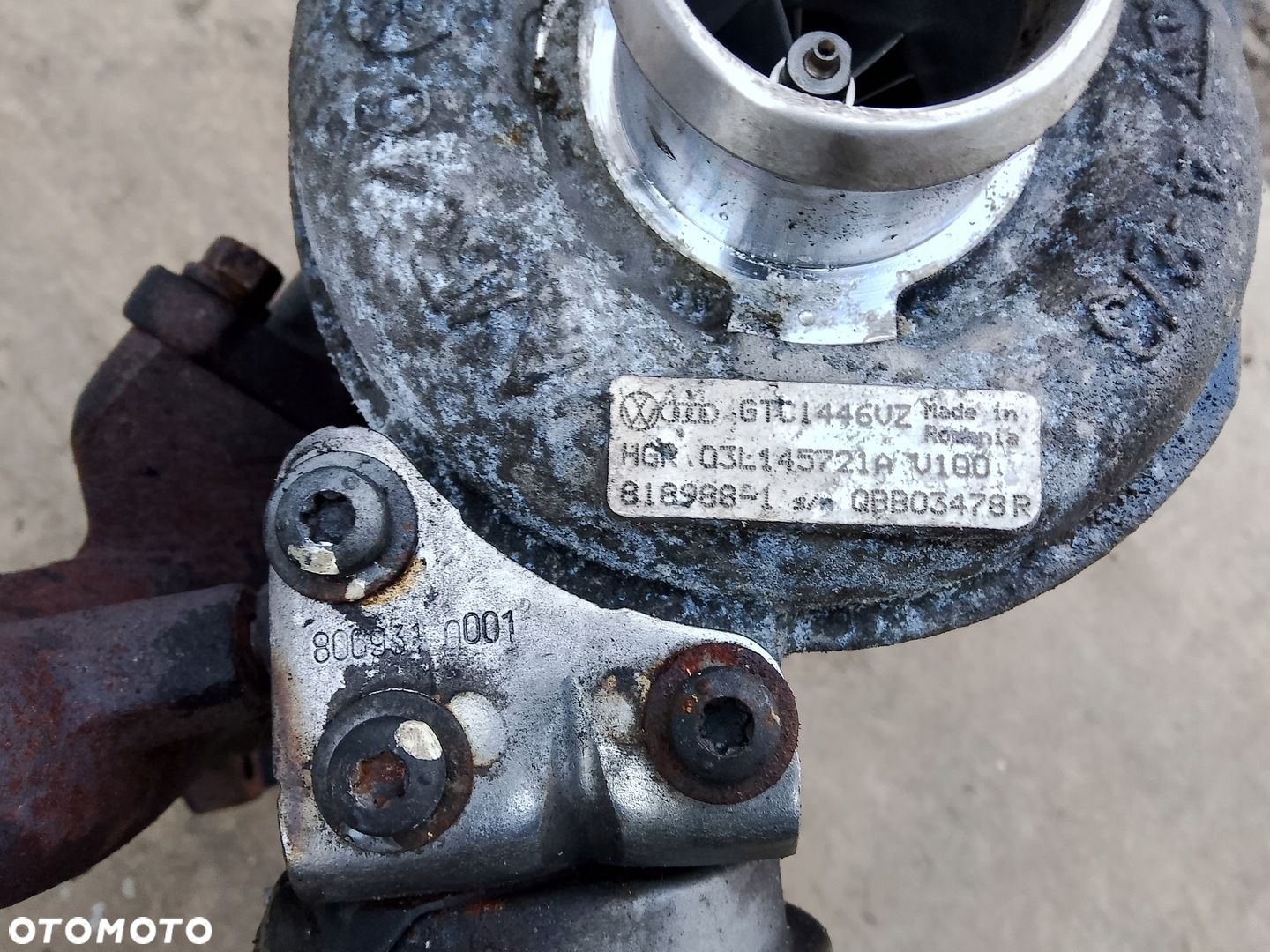 Turbosprężarka Audi A4 B8 A5 2.0 TDI 03L145721A - 4