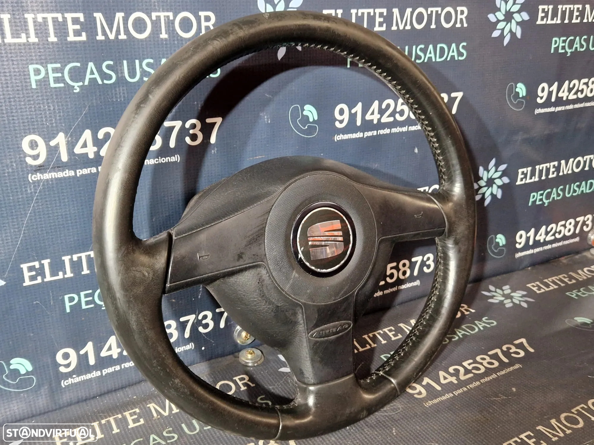 Volante usado pele SEAT LEON FR 1M airbag TOLEDO - 2