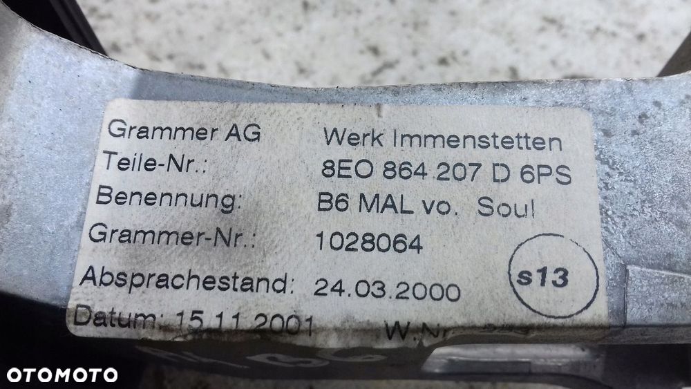 PODŁOKIETNIK 8E0864207D AUDI A4 B6 00-06 - 7