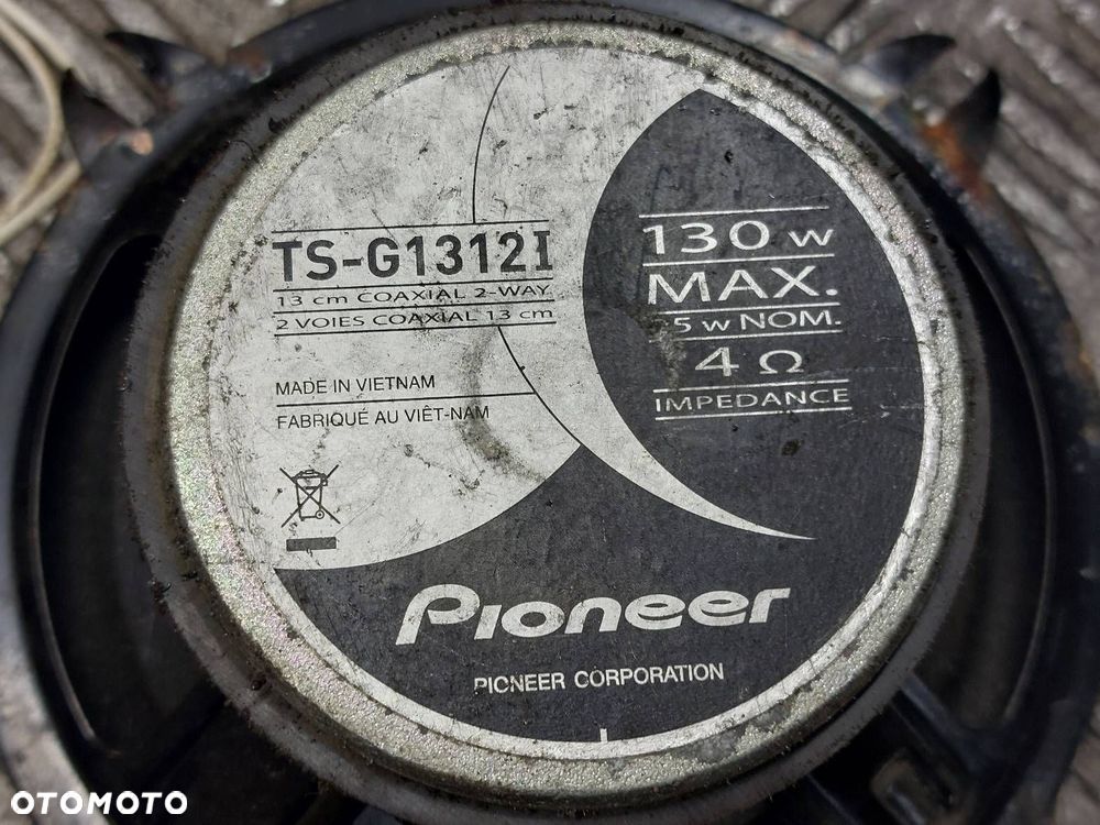 GŁOŚNIKI KOMPLET 2x PIONEER TS-G1313I 2x PIONEER TS-G1312I 13CM 130MM - 5