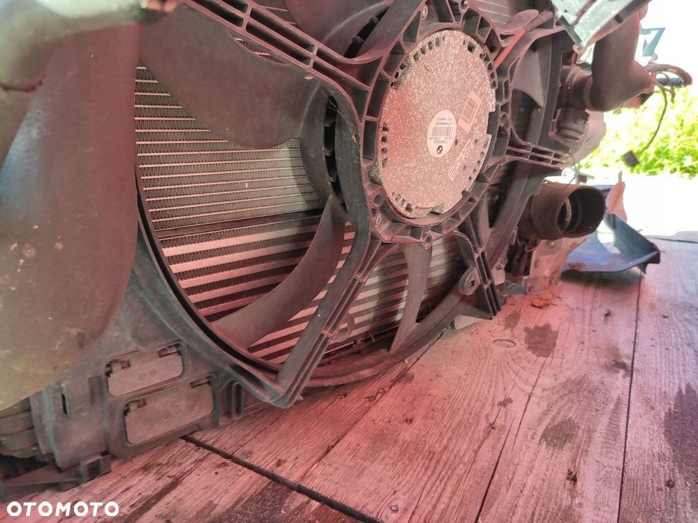 BMW 5 F10 3.0D N57 AUTOMAT PAS PRZEDNI WZMOCNIENIE CHŁODNICE WENTYLATOR - 7