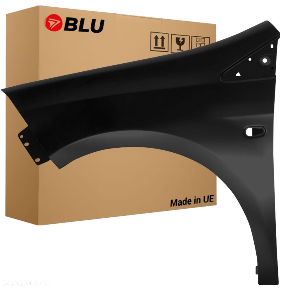 BLU Błotnik FIAT BRAVO II 2 891B Lewy Przód Czarny SchwarzProvoker - 1