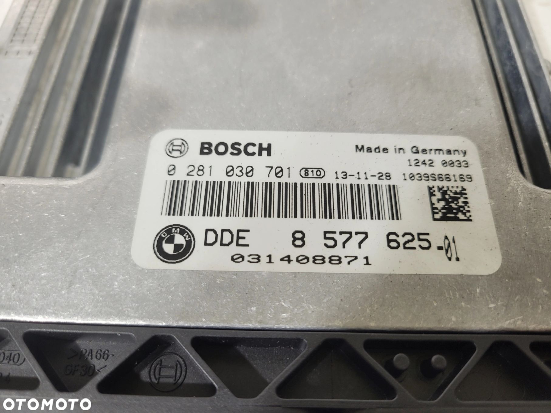 MODUŁ STEROWNIK SILNIKA BMW N47D16C 8577625 - 2
