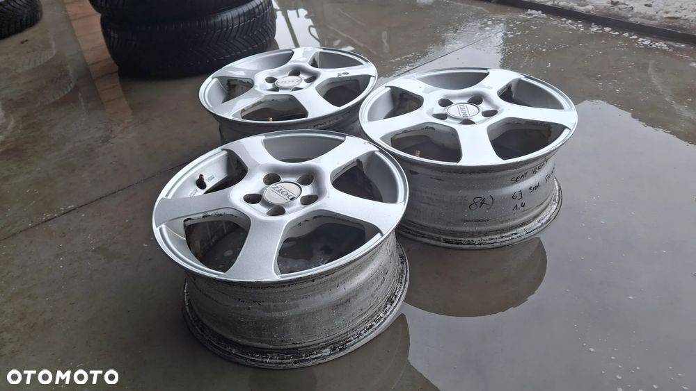 3szt Felgi Aluminiowe Dotz Imola 15" 5x112 ET48 6,5J KBA45337 VW Audi Skoda Seat Montaż Wysyłka 8A - 1