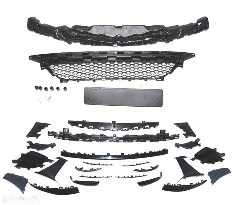 PARA-CHOQUES FRONTAL MERCEDES CLASE C W205 18-21 LOOK AMG - 2