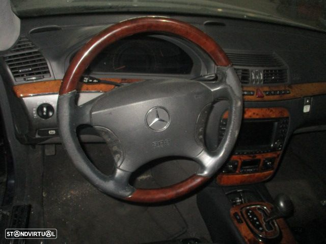 Carro MOT:  648960 Cxvel: 722626 MERCEDES W220 S320 Cdi 2003 320CDI 204CV 4P PRETO DIESEL - 10