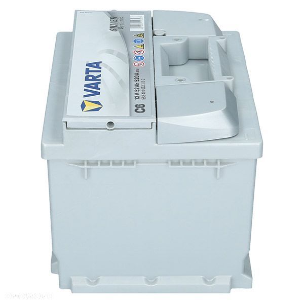 Akumulator Varta C6 12V 52Ah Silver Dynamic P - 12,3 kg - 8