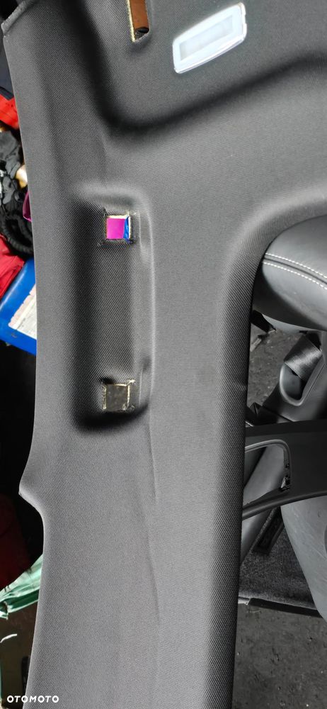 Podsufitka czarna słupki rączki lamki pod panoramę komplet Audi A6 C7 Kombi Lift S Line - 11