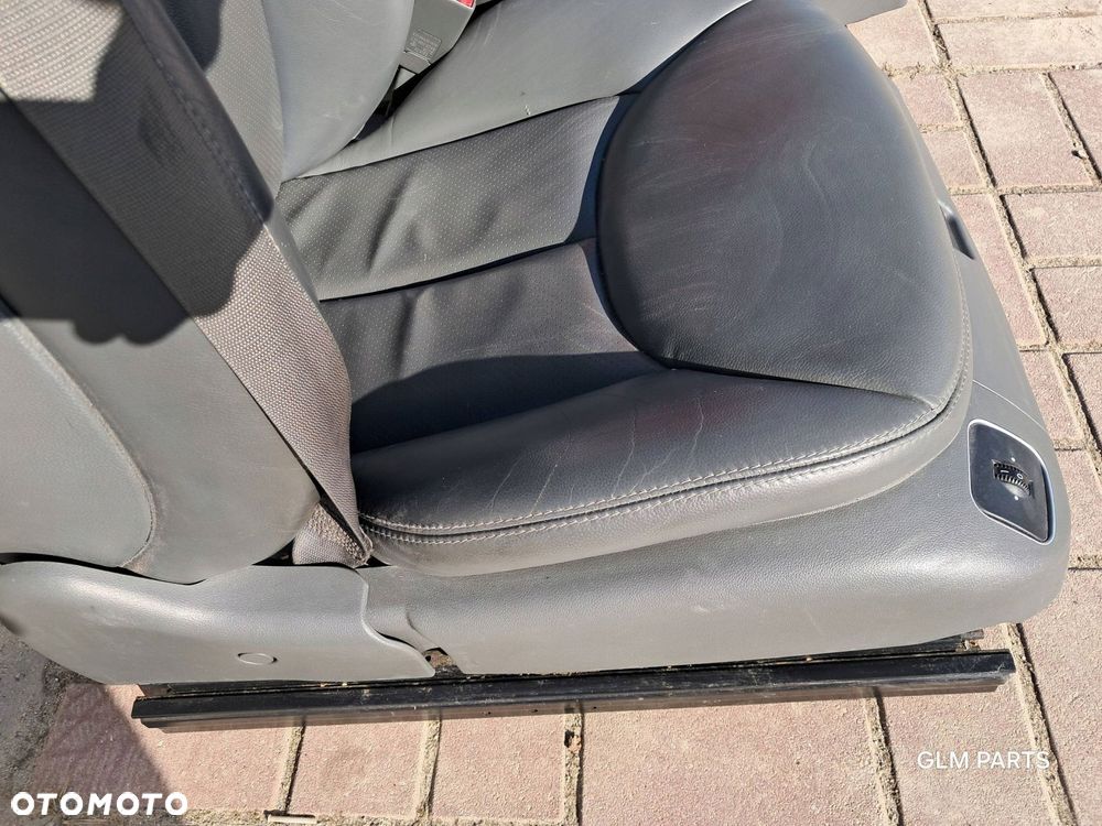 mercedes-benz sl r230 fotele prawy + lewy ciemny szary komplet - 10